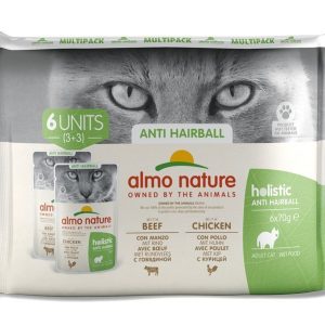 ALMO NATURE Holistic Anti Hairball Multipack 6x70g