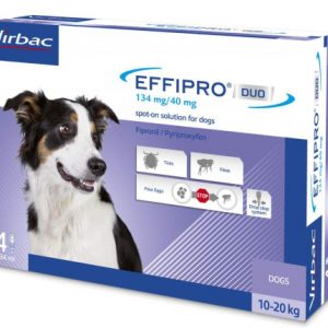 Virbac EFFIPRO Duo Pies M 10-20kg 4x1,34ml