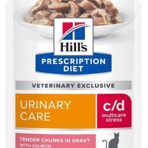 Hill's Prescription Diet c/d Urinary Stress Feline Salmon 85g