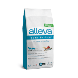 Alleva Equilibrium Sensitive Adult Medium/Maxi Ocean Fish 12kg