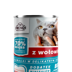 Frendi Kawałki W Delikatnym Sosie Z Wołowiną 400g