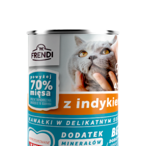 Frendi Kawałki W Delikatnym Sosie Z Indykiem 400g
