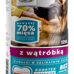 Frendi Kawałki W Delikatnym Sosie Z Wątróbką 1250g