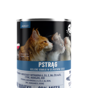 PetRepublic Pstrąg Krojone Kawałki W Delikatnym Sosie 400g