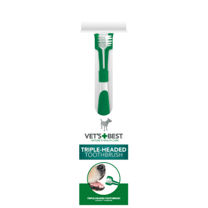 Vet's Best Trzygłowicowa Szczoteczka Do Zębów Dla Psów