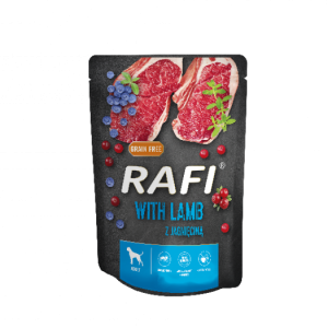 Dolina Noteci Rafi Z Jagnięciną Dla Psa (Czarne Opakowanie) 300g