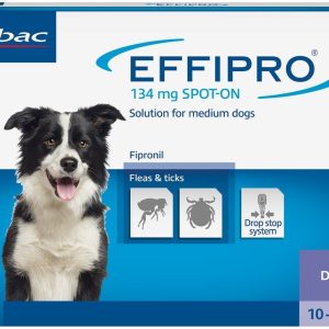 EFFIPRO  Spot-On pies M 10-20 kg (pipeta 4 x 1,34ml)