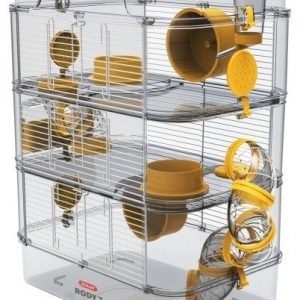 Zolux Klatka Rody3 Trio 41x27x53cm Żółta