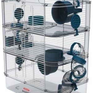 Zolux Klatka Rody3 Trio 41x27x53cm Niebieska