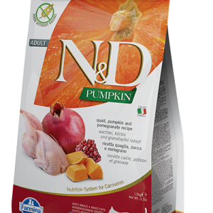 Farmina N&D Pumpkin Feline Adult Quail Pumpkin & Pomegranate Recipe 5kg