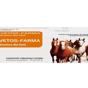 Vetos-Farma Pyrantel 35 g pasta odrobaczająca doustna dla koni