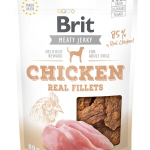 Brit Jerky Snack Chicken Fillets 80g