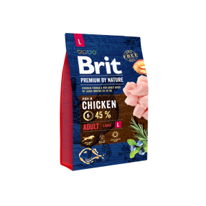 Brit Premium By Nature Adult L Z Kurczakiem 3kg