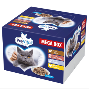 PreVital Mega Box karma mokra dla kota 24x100g