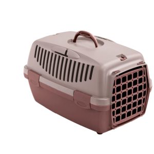 Zolux Transporter Gulliver 1 Z Plastikowymi Drzwiczkami Różowo-Brązowy