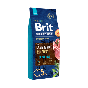 Brit Premium By Nature Sensitive Z Jagnięciną I Ryżem 15kg