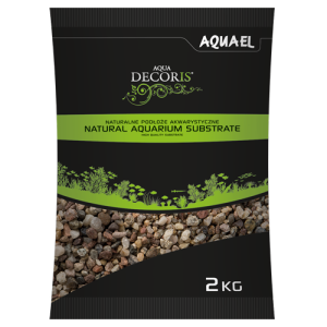 AQUAEL Żwir Naturalny Wielobarwny 3-5mm 2kg