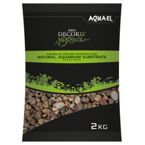 AQUAEL Żwir Naturalny Wielobarwny 5-10mm 2kg