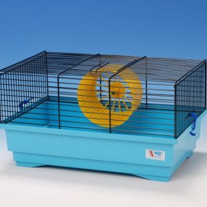 Impex klatka dla gryzoni, MAT MINI ,335x200x200, niebieska