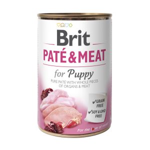 Brit Pate & Meat Puppy Kurczak Z Indykiem 400g