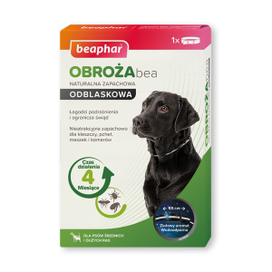 BEAPHAR Bea Obroża Refleksyjna Na Kleszcze I Pchły Dla Psa 65cm