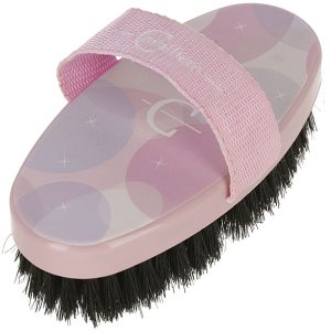 Covalliero Kids Szczotka Dla Konia Lilli Starlight Różowa 14cm