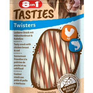 8in1 Przysmak Tasties Twisters 85g