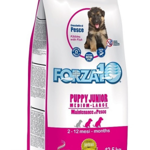 FORZA10 PUPPY JUNIOR Z RYBĄ DLA SZCZENIĄT DUŻYCH I ŚREDNICH RAS 12,5kg