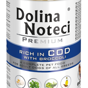Dolina Noteci Premium Dorsz Z Brokułami 400g