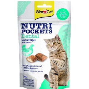 GIMCAT NUTRI POCKETS Przysmak Dentystczny DRÓB 60g