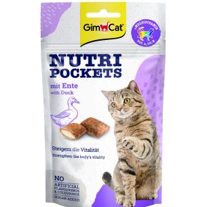 GIMCAT NUTRI POCKETS Przysmak z kaczką 60g