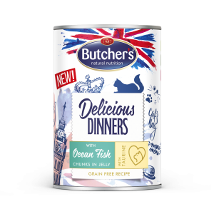 Butcher's Delicious Dinners Kawałki W Galaretce Z Rybą Morską 400g