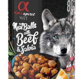Alpha Spirit Mięsne Klopsiki Wołowina Z Szałwią 400g