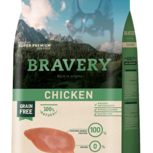 Bravery Grain Free Adult Medium Large Chicken 12kg