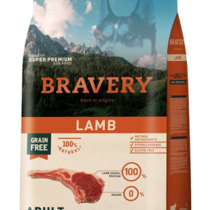 Bravery Grain Free Adult Medium Large Lamb 12kg