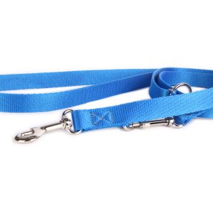 DogStuffs Smycz Regulowana – Niebieska 20mm/220cm
