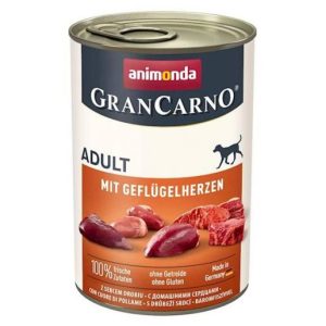 ANIMONDA GranCarno Adult Dog Wieprzowina Z Sercami Drobiu 400g