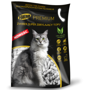Hilton Żwirek Super Zbrylający Tofu Dla Kota 2,5kg