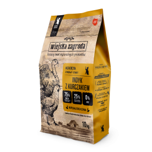 Wiejska Zagroda Indyk Z Kurczakiem Dla Kociąt 10kg