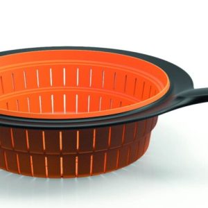 Fiskars Durszlak Składany Pomarańczowo-Czarny