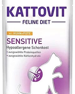 Kattovit Sensitive Kurczak Z Indykiem 85g