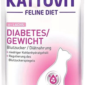 Kattovit Diabetes/Gewicht Łosoś 85g