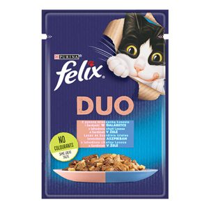 Felix Fantastic Duo Z Łososiem I Sardynką W Galaretce 85g