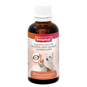 BEAPHAR Łagodny Płyn Do Usuwania Plam Łzowych I Przebarwień 50ml