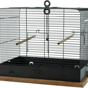 Zolux Klatka Retro Celestine Dla Ptaków 34x27x44cm Czarna