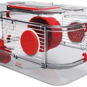 Zolux Klatka Rody 3 Mini Czerwona