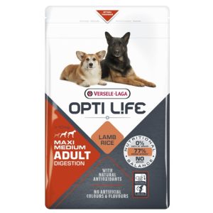 Versele-Laga Opti Life Adult Digestion Medium&Maxi Jagnięcina Z Ryżem 1kg