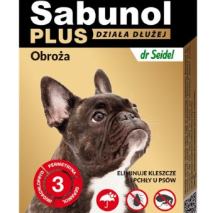 Laboratorium DermaPharm Sabunol Plus Obroża Przeciw Pchłom I Kleszczom Dla Psa 50cm