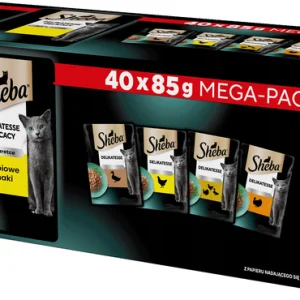Sheba Delicacy Drobiowe Smaki W Galaretce Karma Dla Kota 40x85g