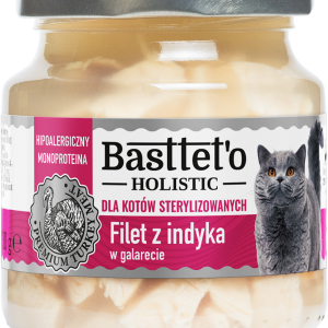 Basttet’o Holistic Filet Z Indyka Dla Kotów Sterylizowanych 130g